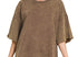 French Terry oversized top- mahogany
