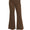 ACID WASHED HIGH WAIST PANTS- expresso