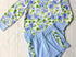 Blue Floral whimsy short set