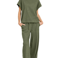 Olive pant set