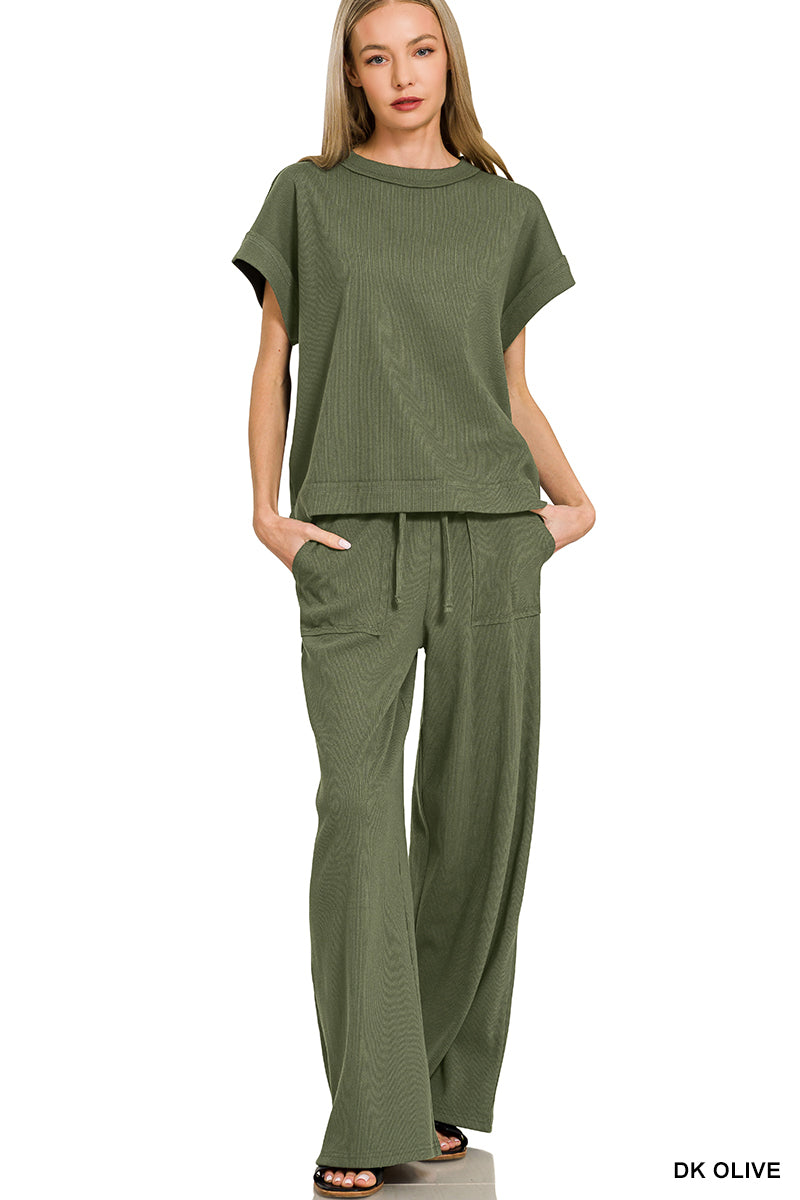Olive pant set