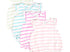 Ruffle sleeve bubble mint stripe- embroider me