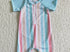 Boys striped swim romper