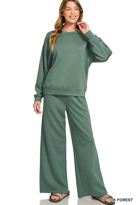 Forest 2 pc long sleeve pant set