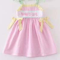 Mamas girl seersucker dress