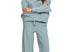 Blue grey Ribbed 2pc long sleeve set