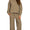 Olive khaki Ribbed 2pc long sleeve set