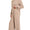 LONG SLEEVE TOP & PANTS 2PCS SET - ash mocha