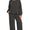 Plus long sleeve 2pc pant set- black