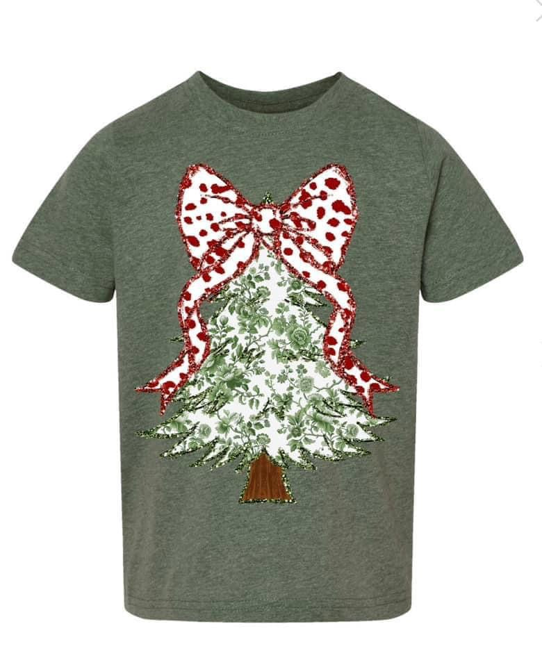 Green Christmas tee