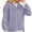 ACID WASHED CONTRAST TRIM PULLOVER- marlin
