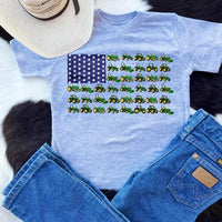 Tractor flag tees
