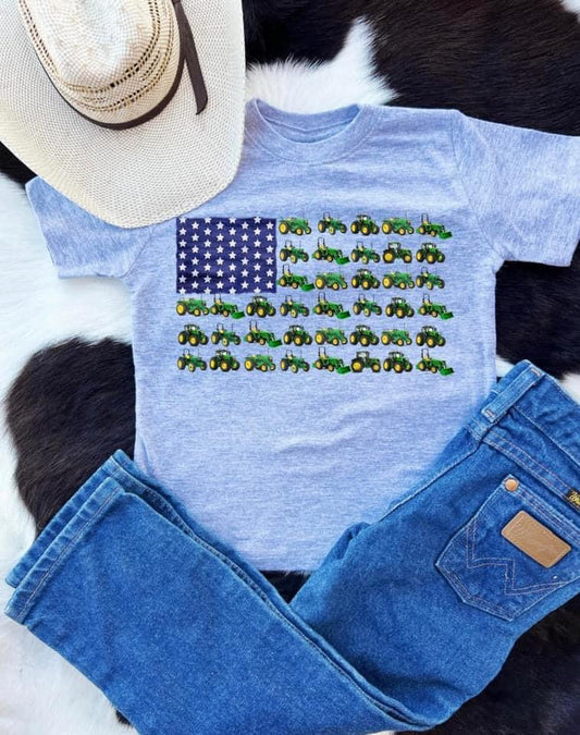 Tractor flag tees