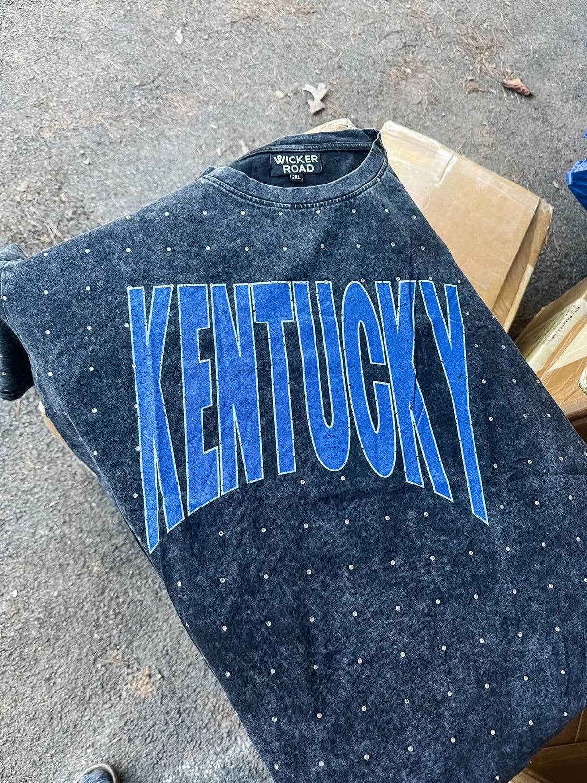 Rhinestone sparkle KY tee