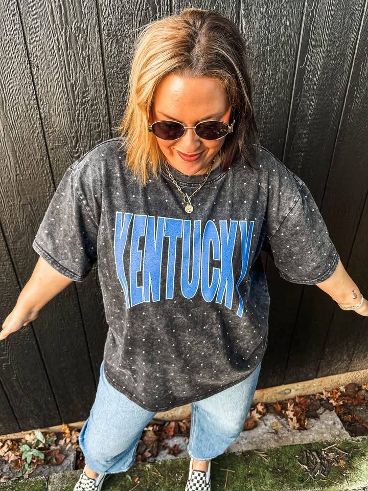 Rhinestone sparkle KY tee
