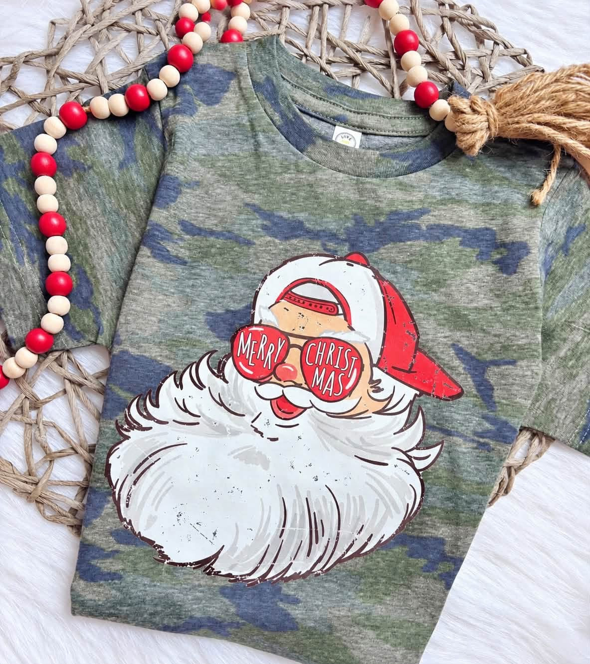 Santa Camo Tee