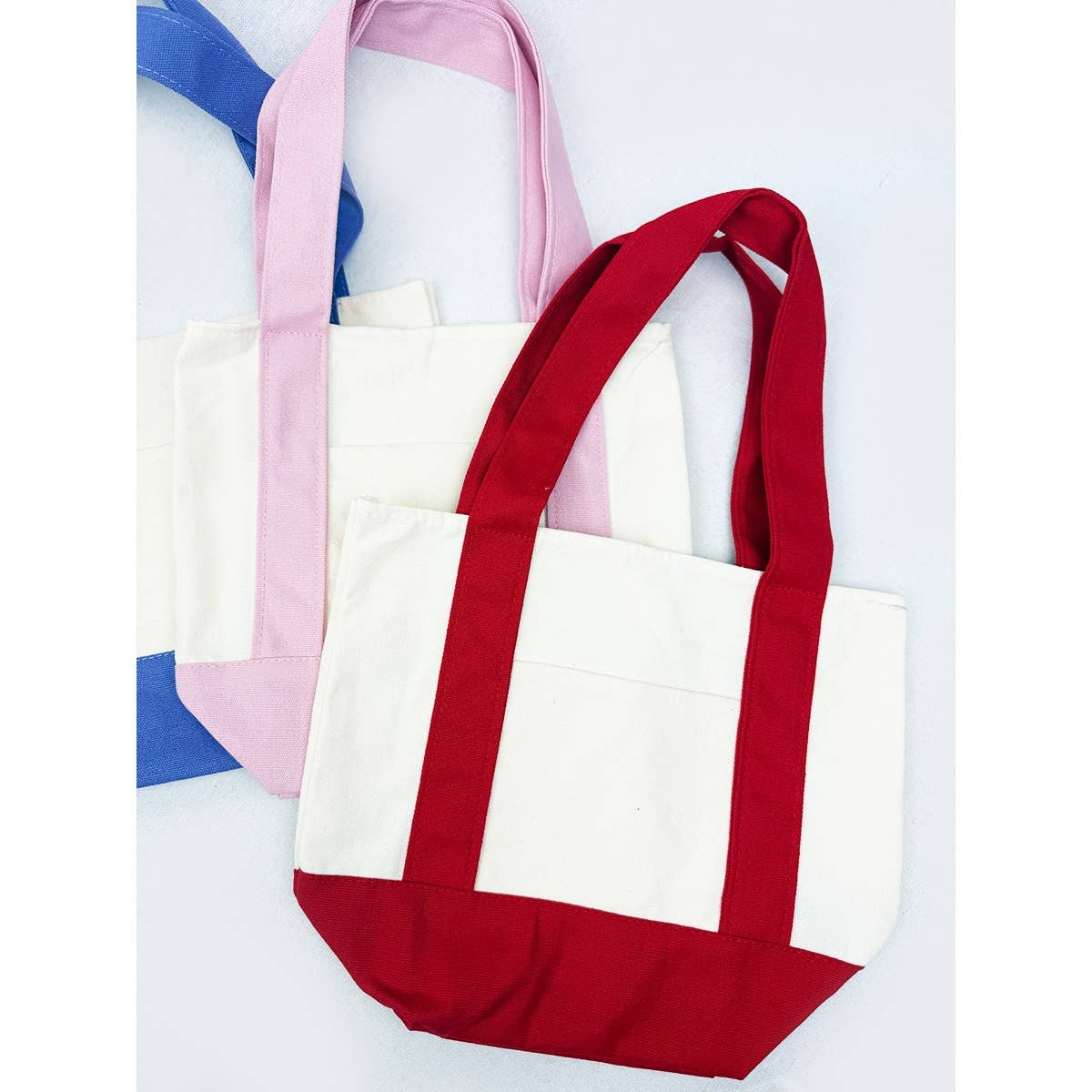 Everyday Canvas Tote Bag with an External Pocket