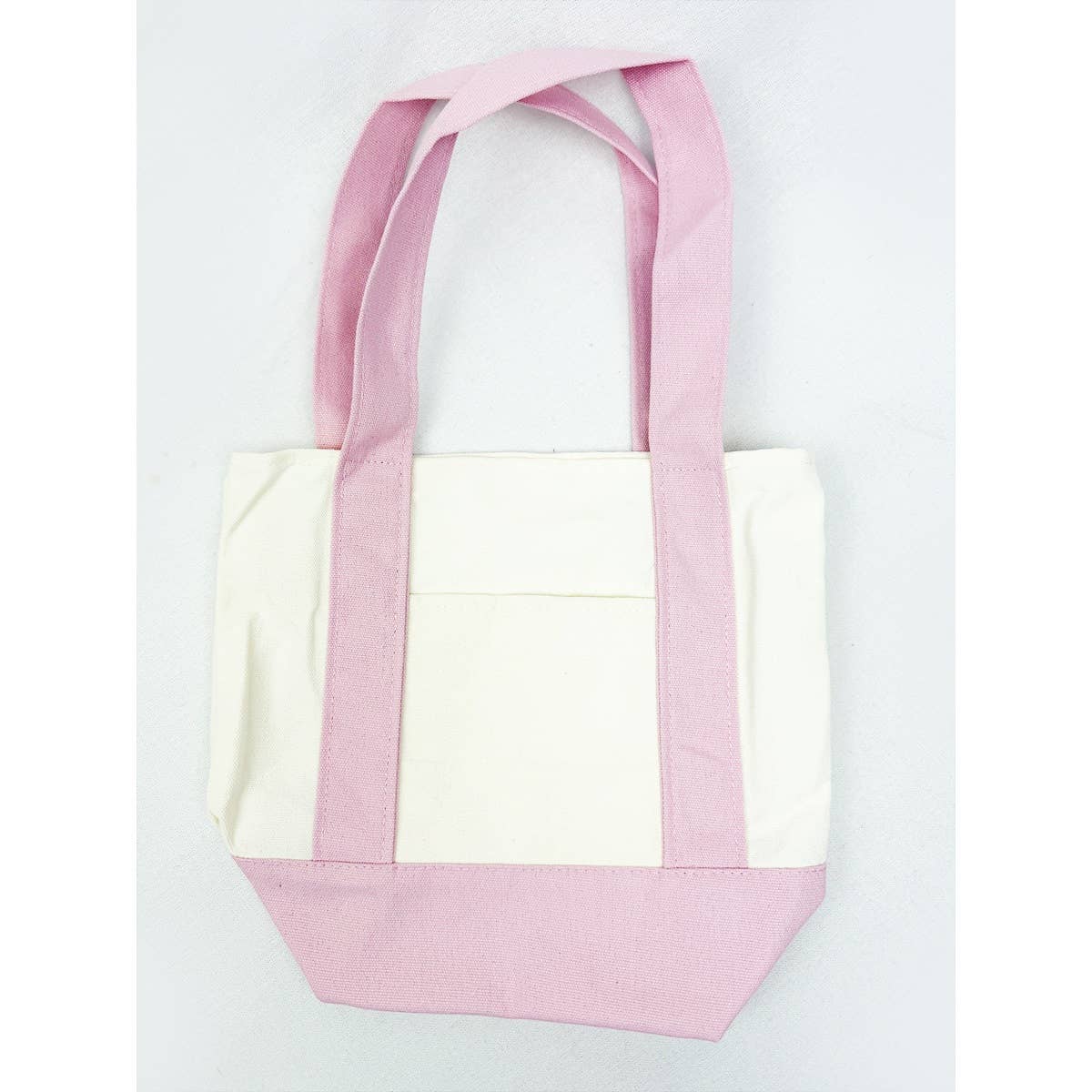 Everyday Canvas Tote Bag with an External Pocket