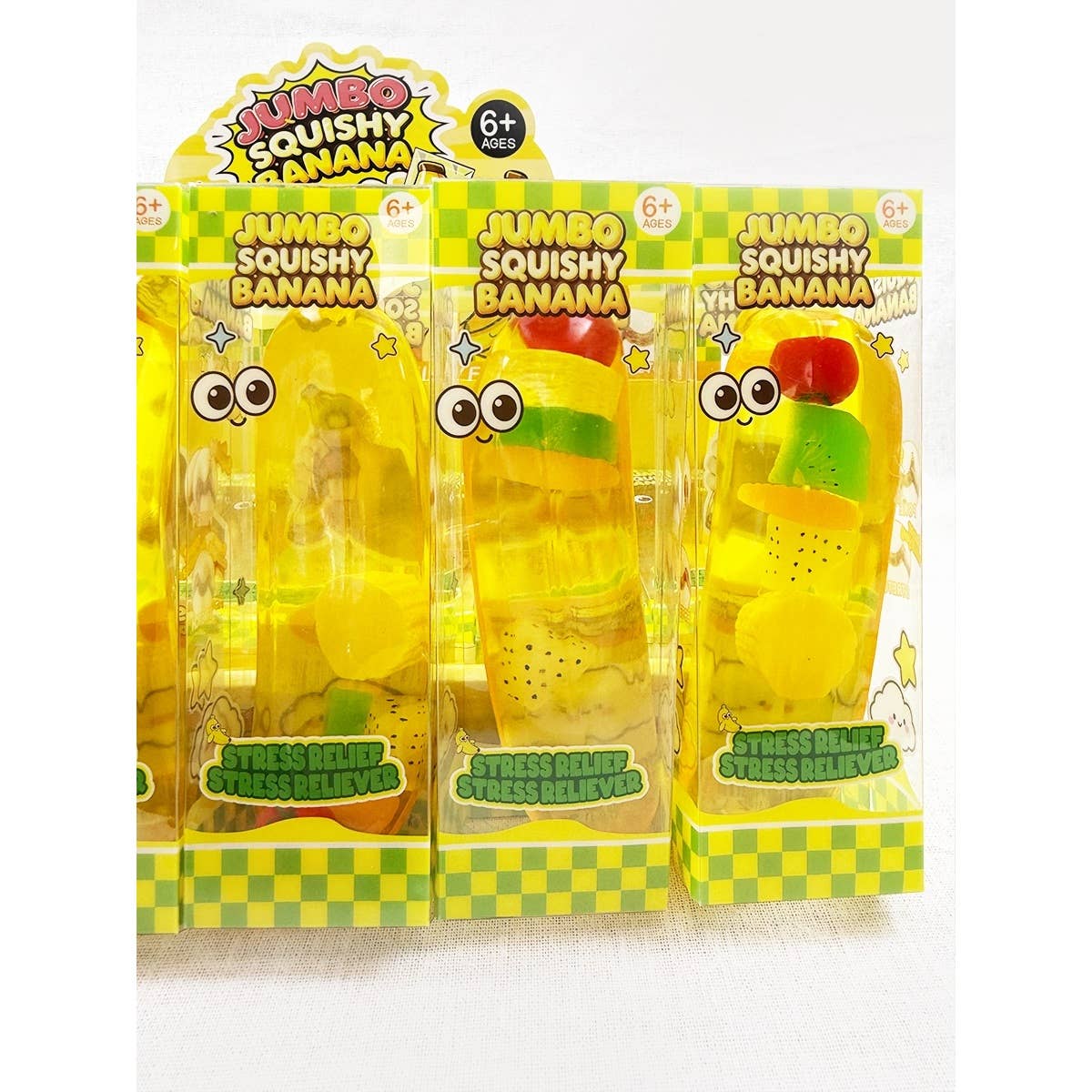 Clear Banana Slow Rising Squishy Toy