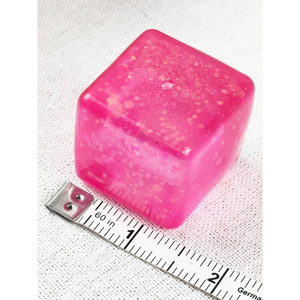 Glitter Mini Ice Cube Squishy Fidget Toy