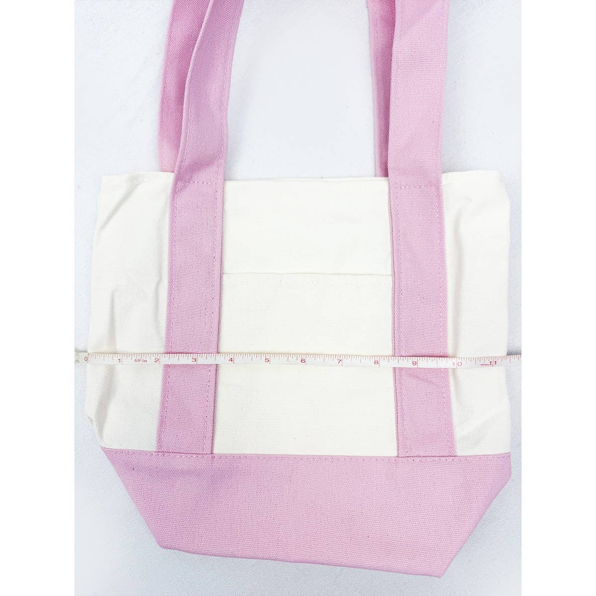Everyday Canvas Tote Bag with an External Pocket