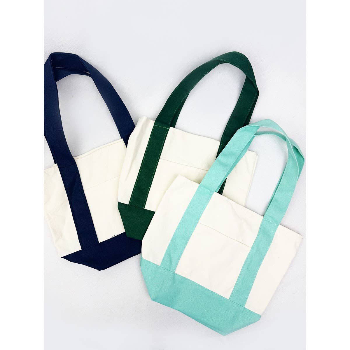 Everyday Canvas Tote Bag with an External Pocket