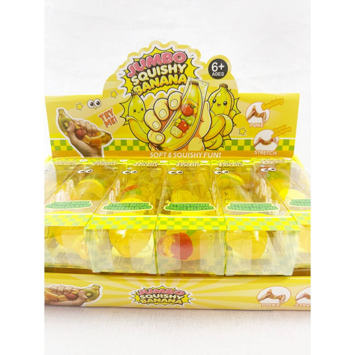 Clear Banana Slow Rising Squishy Toy