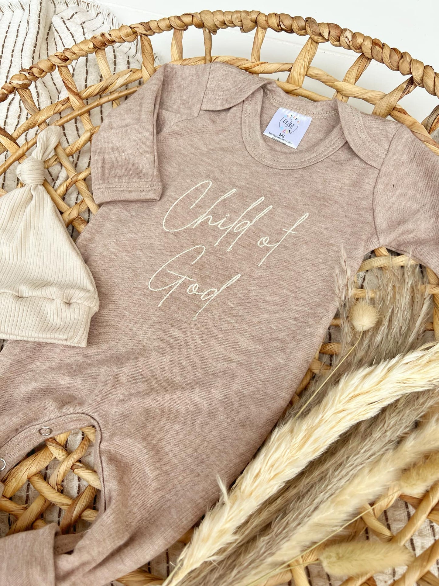 Baby Romper | Child of God Mocha Brown Outfit