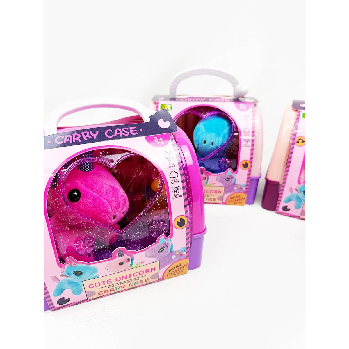 Unicorn Plush Toy With Carrier and Accessories
