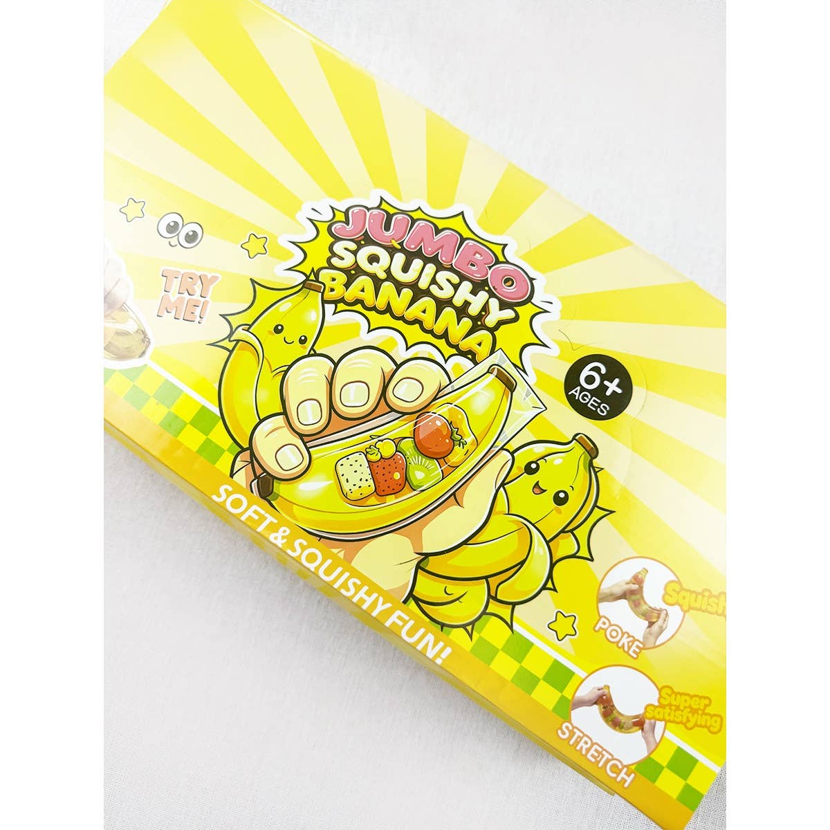 Clear Banana Slow Rising Squishy Toy
