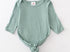 Teal Bamboo 2pc gown set